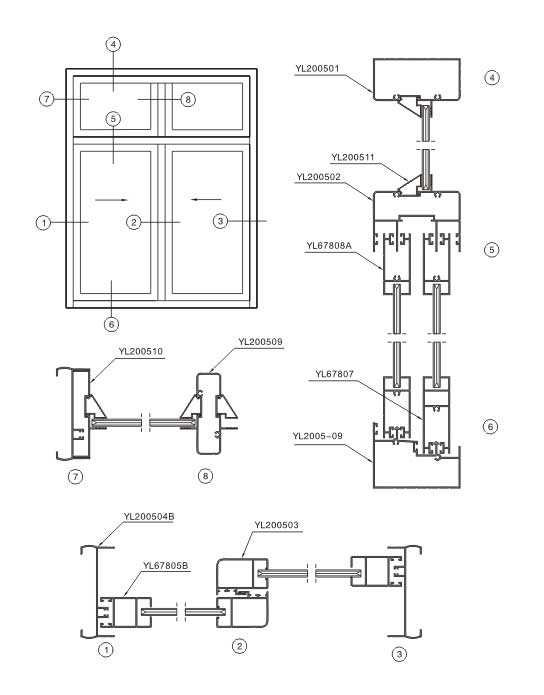 YL2005 Sliding Windows 